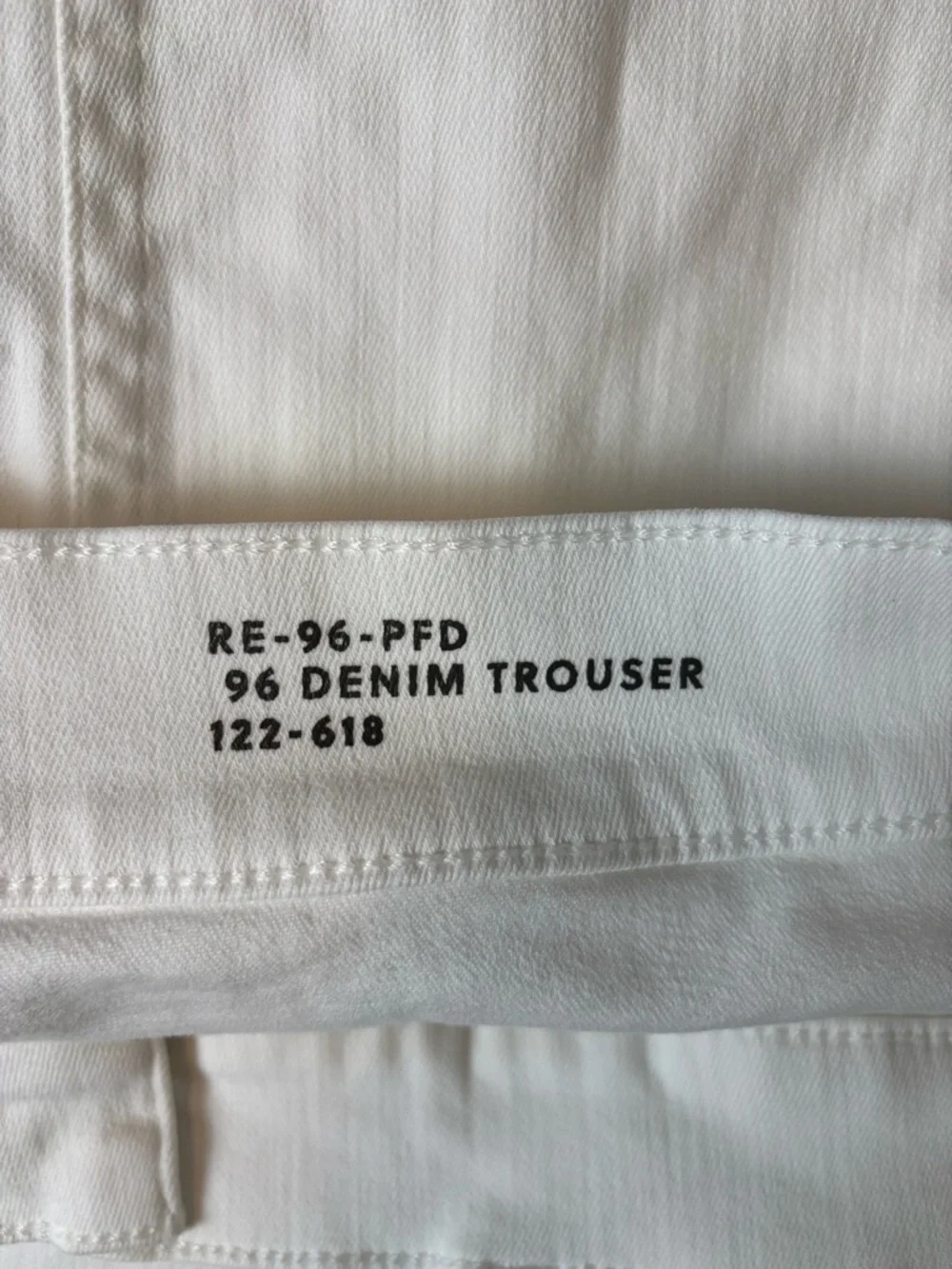J Crew Jeans Womens 34 White '96 Denim Trouser Sailor Wide Leg Flare Casual
